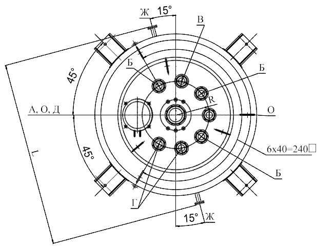 Аппартаты стальные эмалированные с якорной мешалкой V=10,0 м3